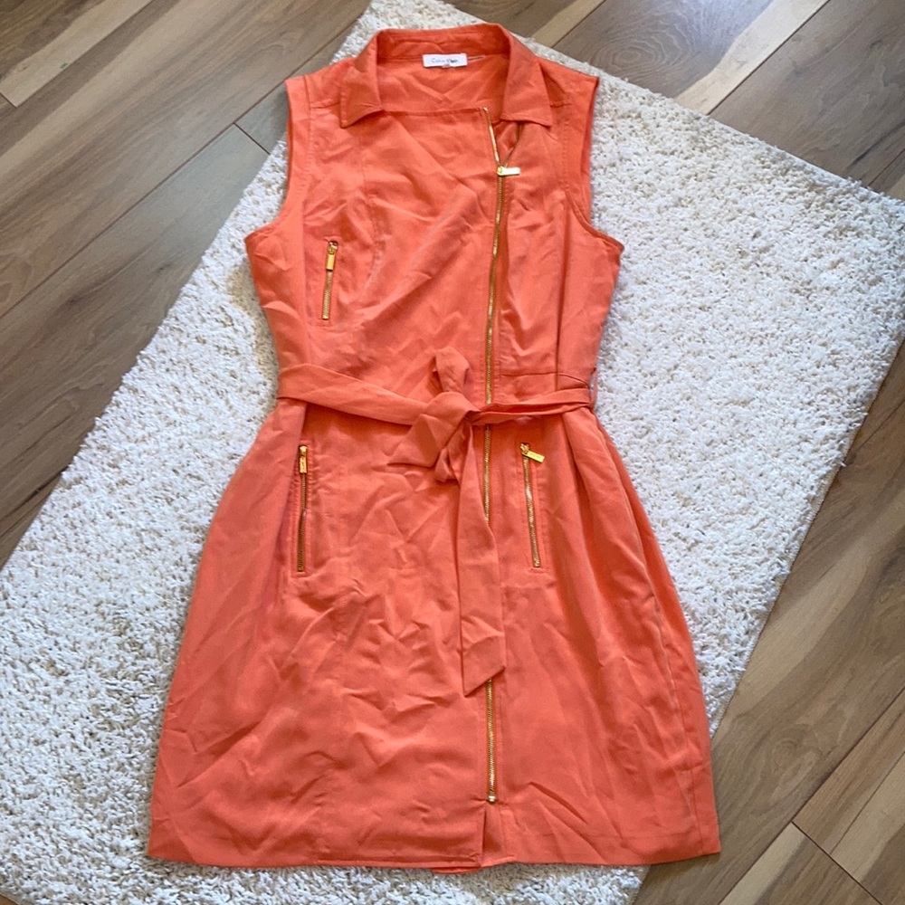 Calvin Klein Orange Dress